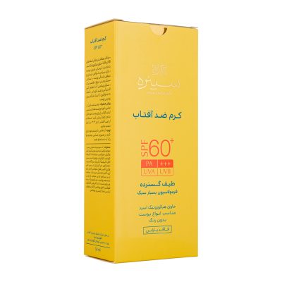 سینره کرم ضدآفتاب spf60 بی رنگ