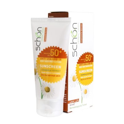 کرم ضد آفتاب شون ⁺SPF50 مناسب پوست های معمولی تا خشک ۵۰ میلی لیتر بژ طبیعی