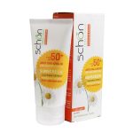 کرم ضد آفتاب شون ⁺SPF50 مناسب پوست های معمولی تا خشک ۵۰ میلی لیتر بی رنگ
